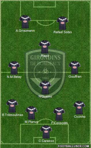 FC Girondins de Bordeaux Formation 2011