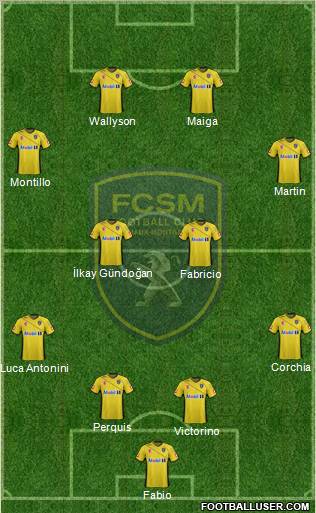 FC Sochaux-Montbéliard Formation 2011