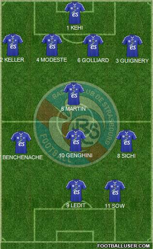 Racing Club de Strasbourg-Football Formation 2011