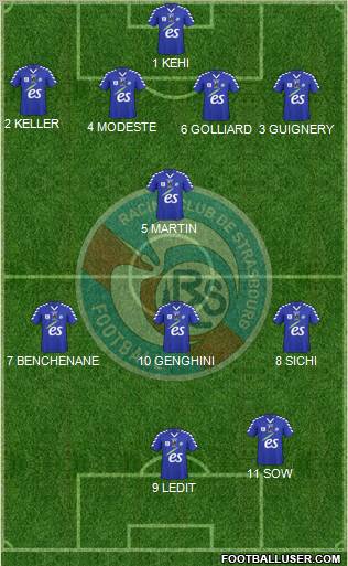 Racing Club de Strasbourg-Football Formation 2011