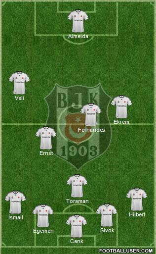 Besiktas JK Formation 2011