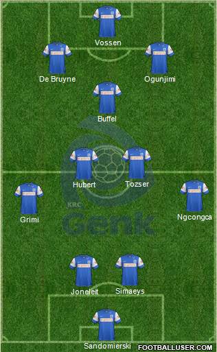 K Racing Club Genk Formation 2011