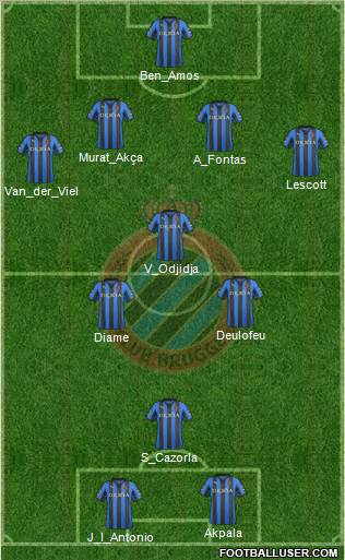 Club Brugge KV Formation 2011