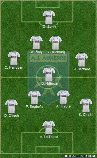 A.J. Auxerre Formation 2011