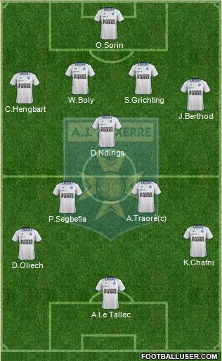 A.J. Auxerre Formation 2011