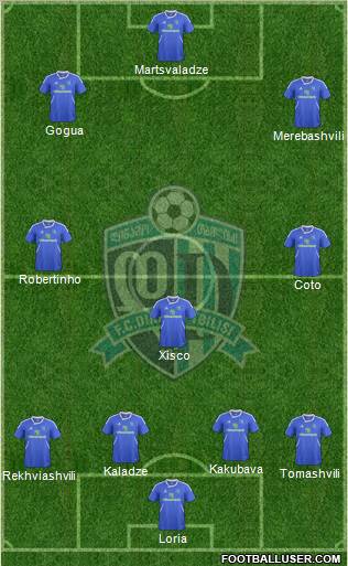 Dinamo Tbilisi Formation 2011