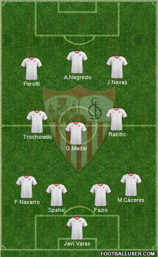 Sevilla F.C., S.A.D. Formation 2011