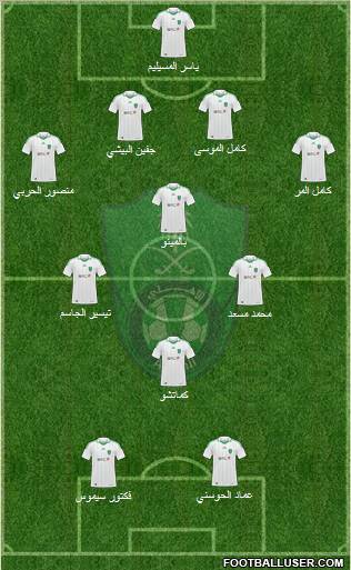 Al-Ahli (KSA) Formation 2011