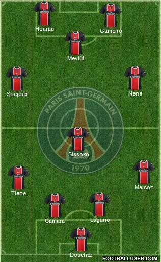 Paris Saint-Germain Formation 2011