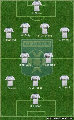 A.J. Auxerre Formation 2011