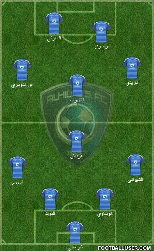 Al-Hilal (KSA) Formation 2011