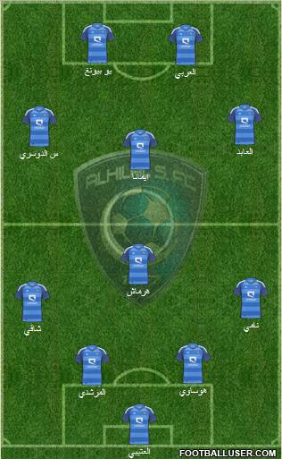 Al-Hilal (KSA) Formation 2011