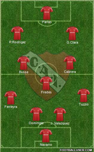 Independiente Formation 2011