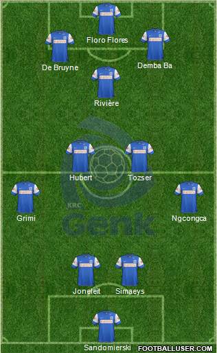 K Racing Club Genk Formation 2011