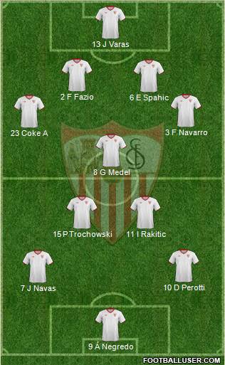 Sevilla F.C., S.A.D. Formation 2011