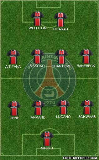 Paris Saint-Germain Formation 2011