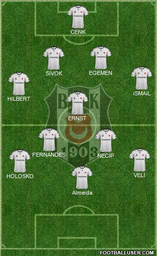 Besiktas JK Formation 2011