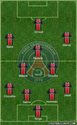 Paris Saint-Germain Formation 2011