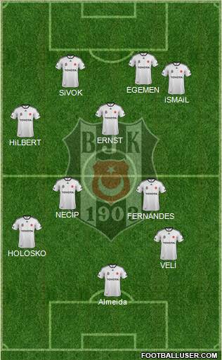 Besiktas JK Formation 2011