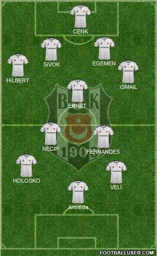 Besiktas JK Formation 2011