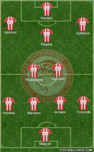 Olympiakos SF Piraeus Formation 2011