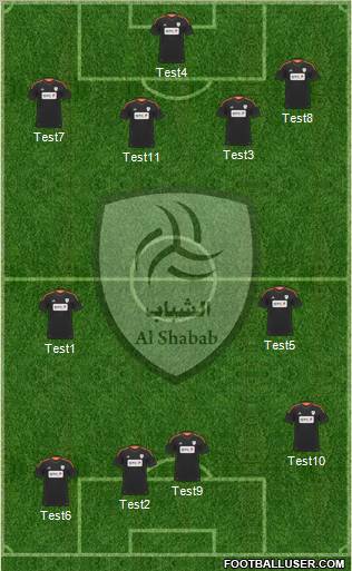 Al-Shabab (KSA) Formation 2011