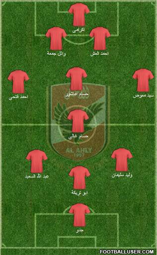 Al-Ahly Sporting Club Formation 2011