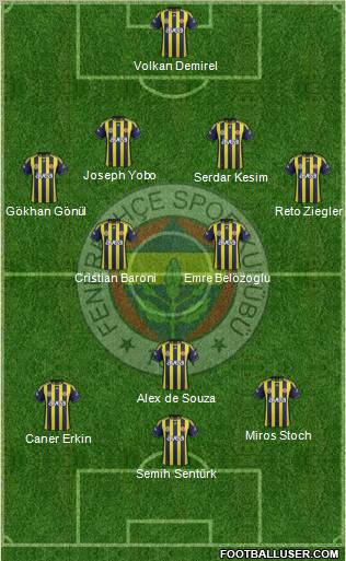 Fenerbahçe SK Formation 2011