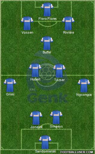 K Racing Club Genk Formation 2011