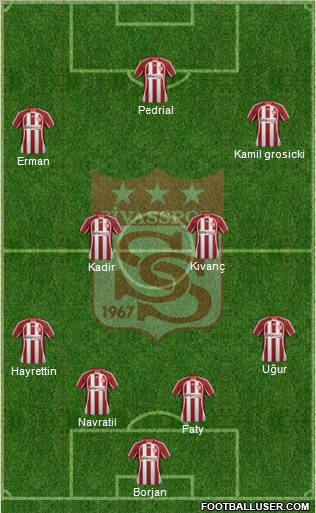 Sivasspor Formation 2011