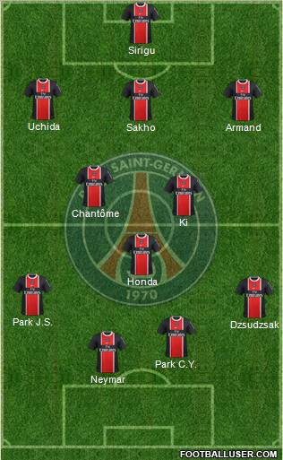 Paris Saint-Germain Formation 2011