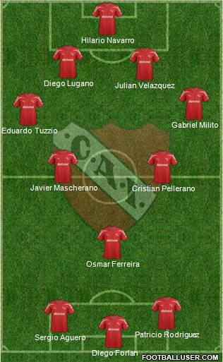 Independiente Formation 2011