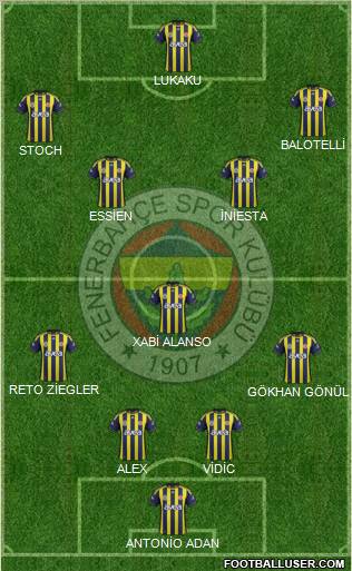 Fenerbahçe SK Formation 2011