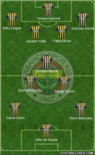 Fenerbahçe SK Formation 2011