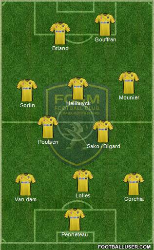 FC Sochaux-Montbéliard Formation 2011