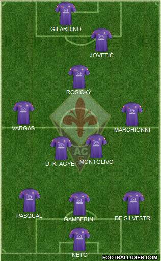 Fiorentina Formation 2011