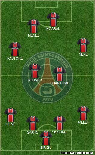 Paris Saint-Germain Formation 2011