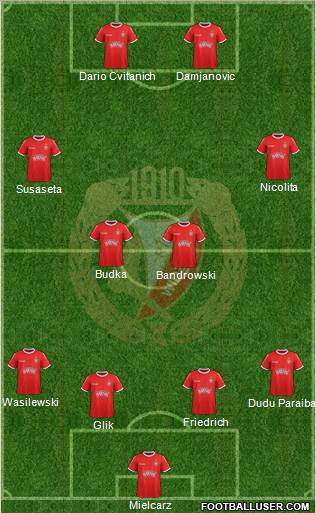 Widzew Lodz Formation 2011