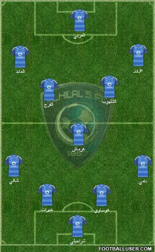 Al-Hilal (KSA) Formation 2011