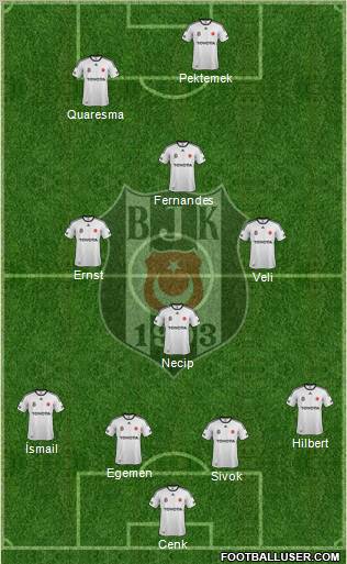 Besiktas JK Formation 2011