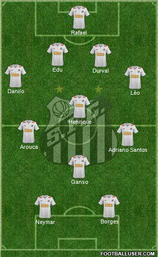 Santos FC Formation 2011