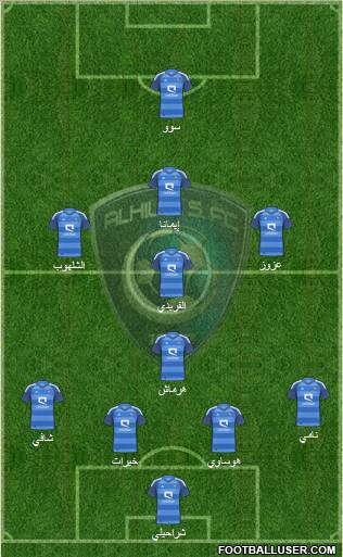 Al-Hilal (KSA) Formation 2011