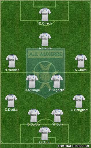 A.J. Auxerre Formation 2011