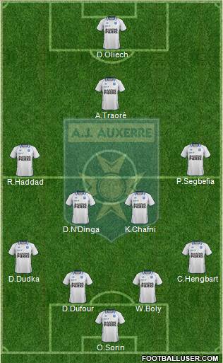 A.J. Auxerre Formation 2011