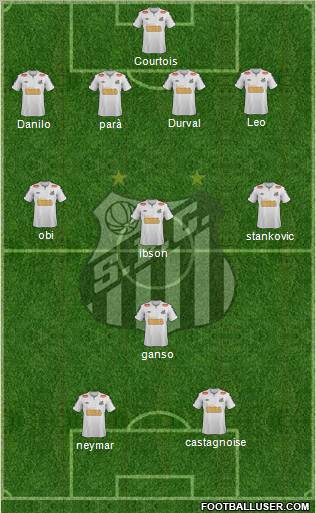 Santos FC Formation 2011