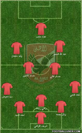 Al-Ahly Sporting Club Formation 2011