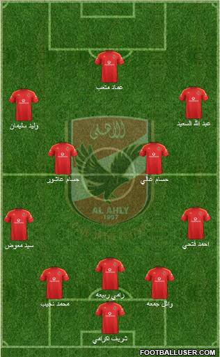 Al-Ahly Sporting Club Formation 2011