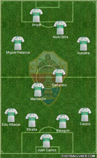 Elche C.F., S.A.D. Formation 2011