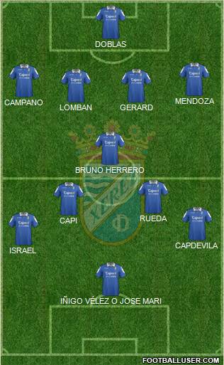 Xerez C.D., S.A.D. Formation 2011