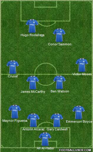 Wigan Athletic Formation 2011